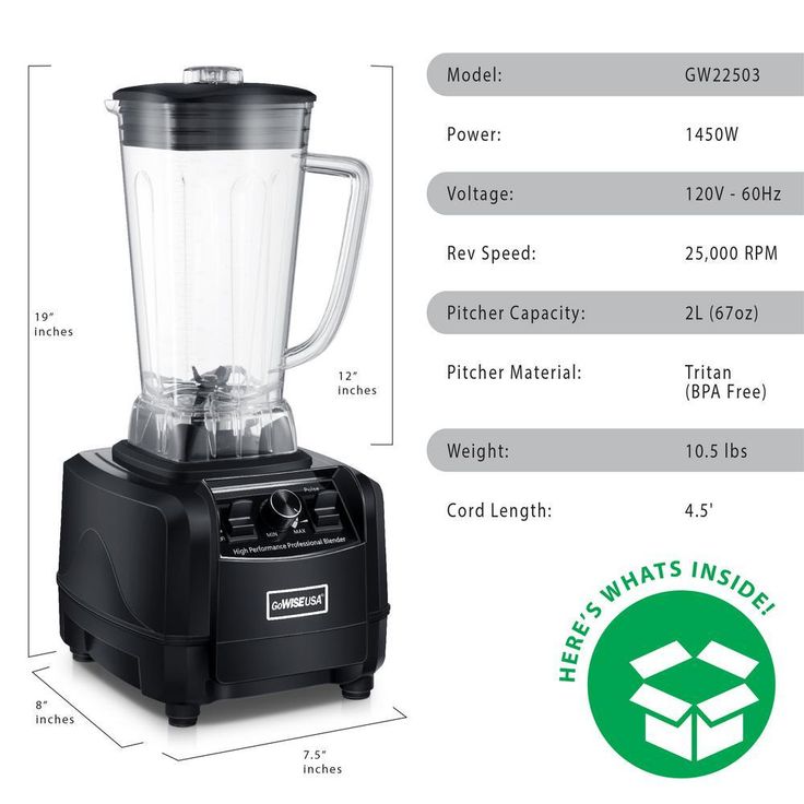 High-Performance 67oz. 8-Speed Professional Blender