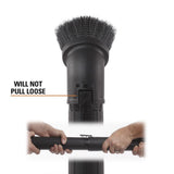 2-1/2 in. Locking Accessory Round Dusting Brush for Wet/Dry Vacs - Super Arbor