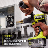 18-Volt ONE+ Lithium-Ion Cordless Brushless 1/2 in. Hammer Drill/Driver Kit with 4.0Ah LITHIUM+ Battery, Charger and Bag