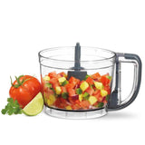 Elemental 4-Cup Silver Food Processor