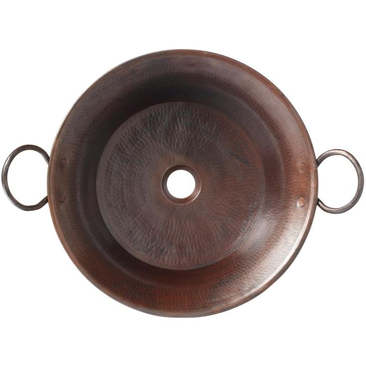 SINKOLOGY Copernicus All-In-One 21 in. Copper Bathroom Vessel Sink with Pfister Ashfield Bronze Faucet and Drain