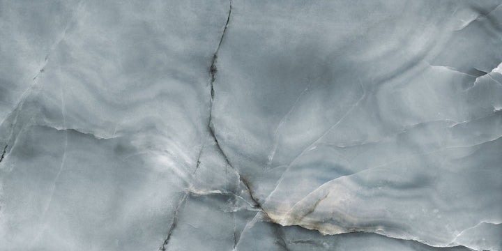Satori Azzurro Notte 24-in x 48-in Polished Porcelain Marble look Floor and Wall Tile product image
