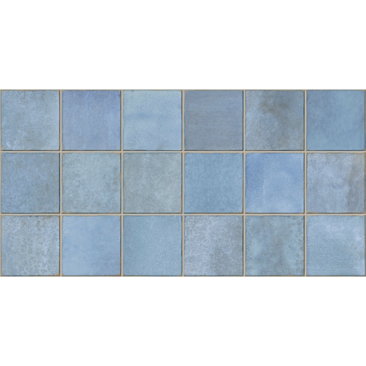 Giorbello Amaris Azul 12-in x 24-in Glazed Porcelain Handcrafted look Wall Tile product image