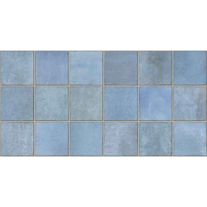 Giorbello Amaris Azul 12-in x 24-in Glazed Porcelain Handcrafted look Wall Tile product image