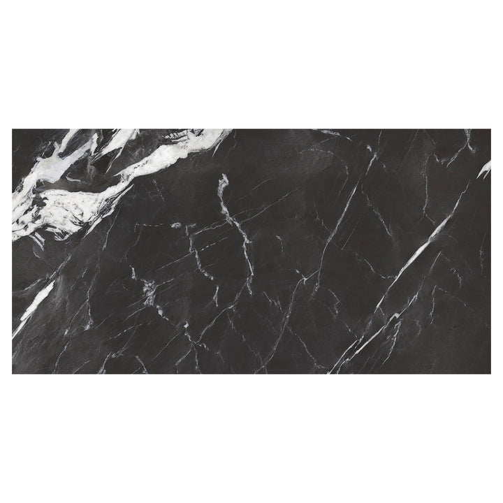 Giorbello Mirage Black 12-in x 24-in Matte Porcelain Handcrafted look Floor and Wall Tile product image
