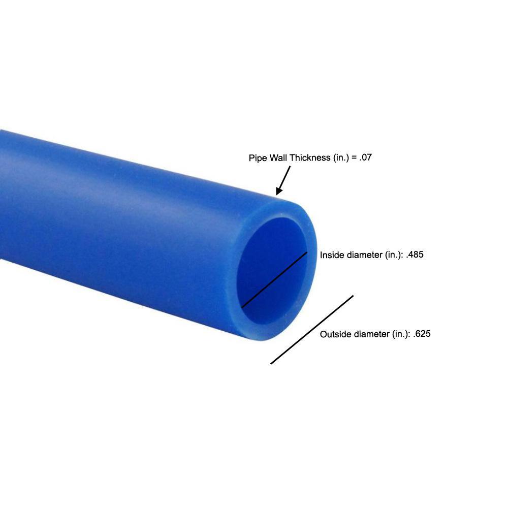 1/2 in. x 300 ft. Blue PEX Pipe - Super Arbor
