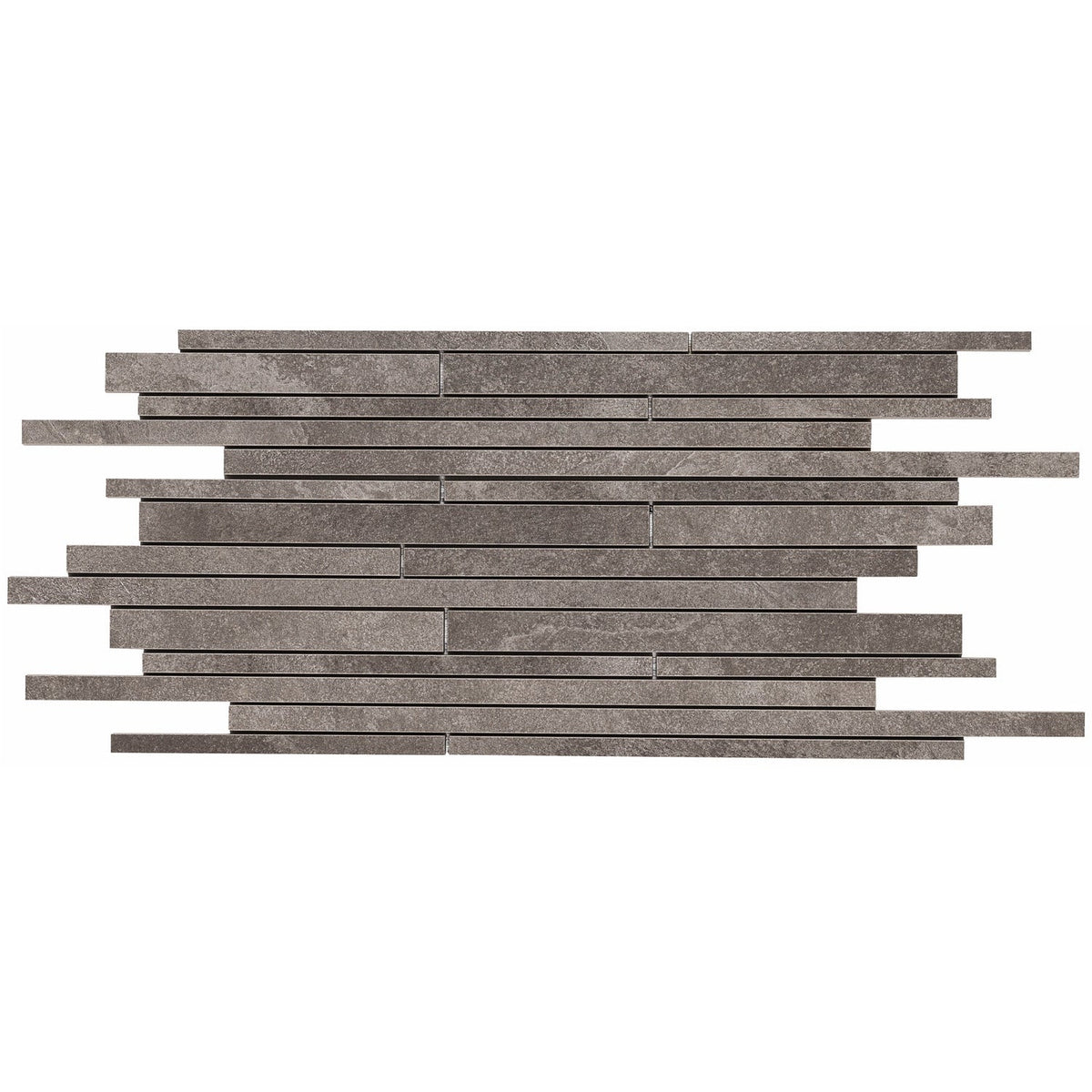Daltile Delegate Light Grey 12-in x 35-in Matte Porcelain Cement look Mosaic Floor and Wall Tile product image