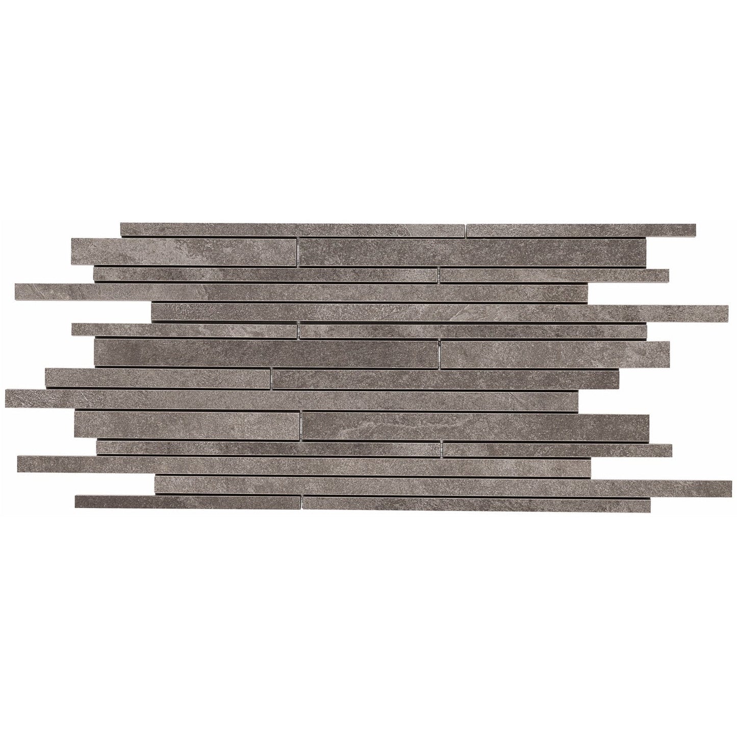 Daltile Delegate Light Grey 12-in x 35-in Matte Porcelain Cement look Mosaic Floor and Wall Tile product image