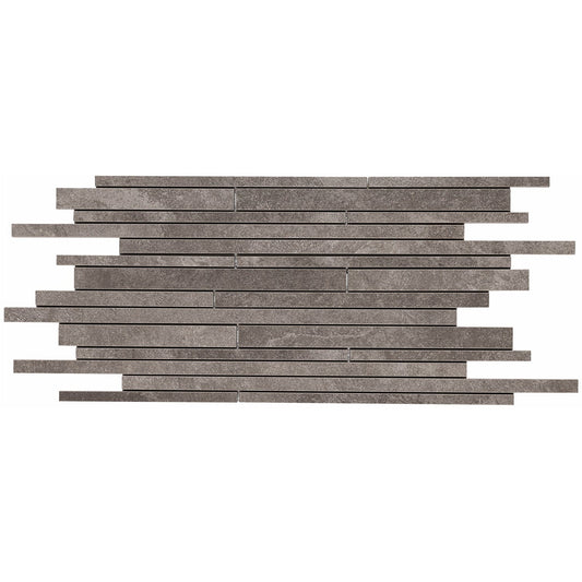 Daltile Delegate Light Grey 12-in x 35-in Matte Porcelain Cement look Mosaic Floor and Wall Tile product image