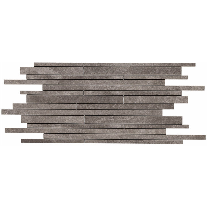 Daltile Delegate Light Grey 12-in x 35-in Matte Porcelain Cement look Mosaic Floor and Wall Tile product image
