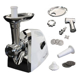 MG-650 1200W Meat Grinder with Sausage and Kibbe Attachments