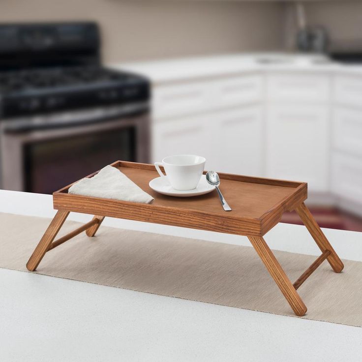 Brown Bed Tray