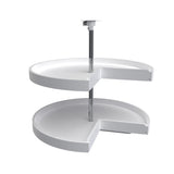 Rev-A-Shelf 2-Tier Polymer Pie-Cut Cabinet Lazy Susan, 28 in Diameter