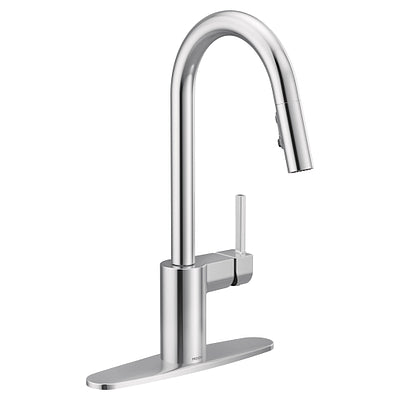 Moen Align Single-Handle Pull-Down Kitchen Faucet with Reflex and Power Clean, Matte Black