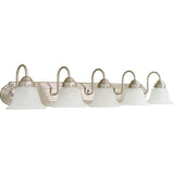 5-Light Brushed Nickel Bath Light