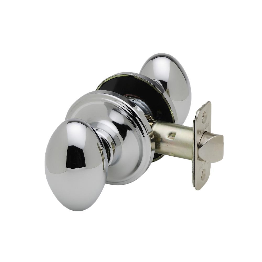 Egg Black Passage Hall/Closet Door Knob - Super Arbor