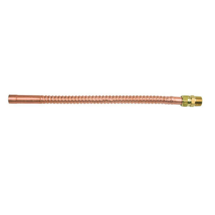 3/4 in. FIP/MIP x 3/4 in. Nominal Male/Female Sweat x 18 in. Copper Water Heater Connector (7/8 in. O.D.) - Super Arbor