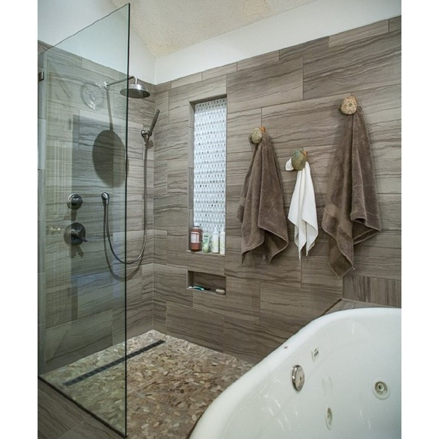 Emser Motion 6-Pack Advance 12-in x 24-in Glazed Porcelain Stone Look Floor and Wall Tile - Super Arbor