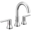 Delta Trinsic Chrome 2-handle Widespread WaterSense Bathroom Sink Faucet with Drain