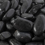 Rain Forest 1 in. to 2 in., 20 lb. Medium Black Super Polished Pebbles