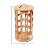 30-Count Bamboo Coffee Pod Carousel