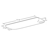 2-Light White Cloud Fixture Fluorescent Steel Ceiling Fixture with White Euro-Style Acrylic Lens - Super Arbor