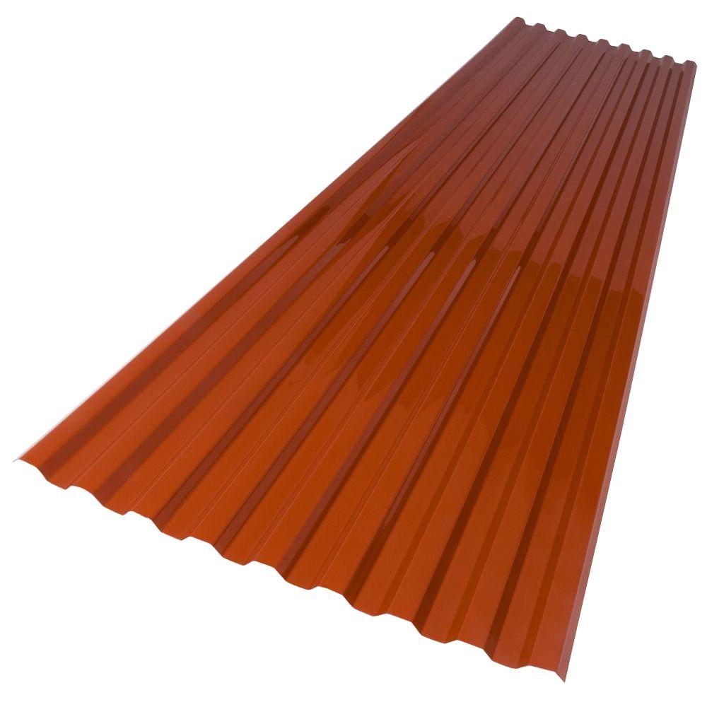 6 ft. x 26 in. Polycarbonate Roof Panel in Bronze - Super Arbor
