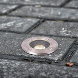 5-Watt Stainless Steel Outdoor Integrated LED 3000K In-Ground Landscape Path Light