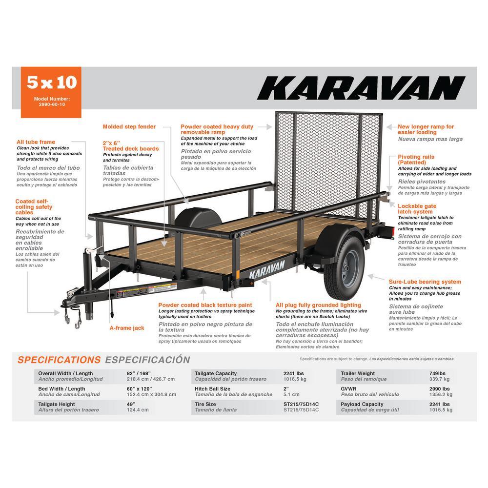 2241 lbs. Payload Capacity Landscape Trailer - Super Arbor