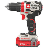 20-Volt MAX Lithium-Ion Brushless Cordless 1/2 in. Drill/Driver with 2 Batteries 1.5 Ah and Charger - Super Arbor