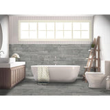 Florida Tile Home Collection Timber Grey 6 in. x 24 in. Porcelain Floor and Wall Tile (448 sq. ft./ pallet)