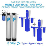 15 GPM Whole House Water Filtration and NaturSoft Water Softener Alternative System