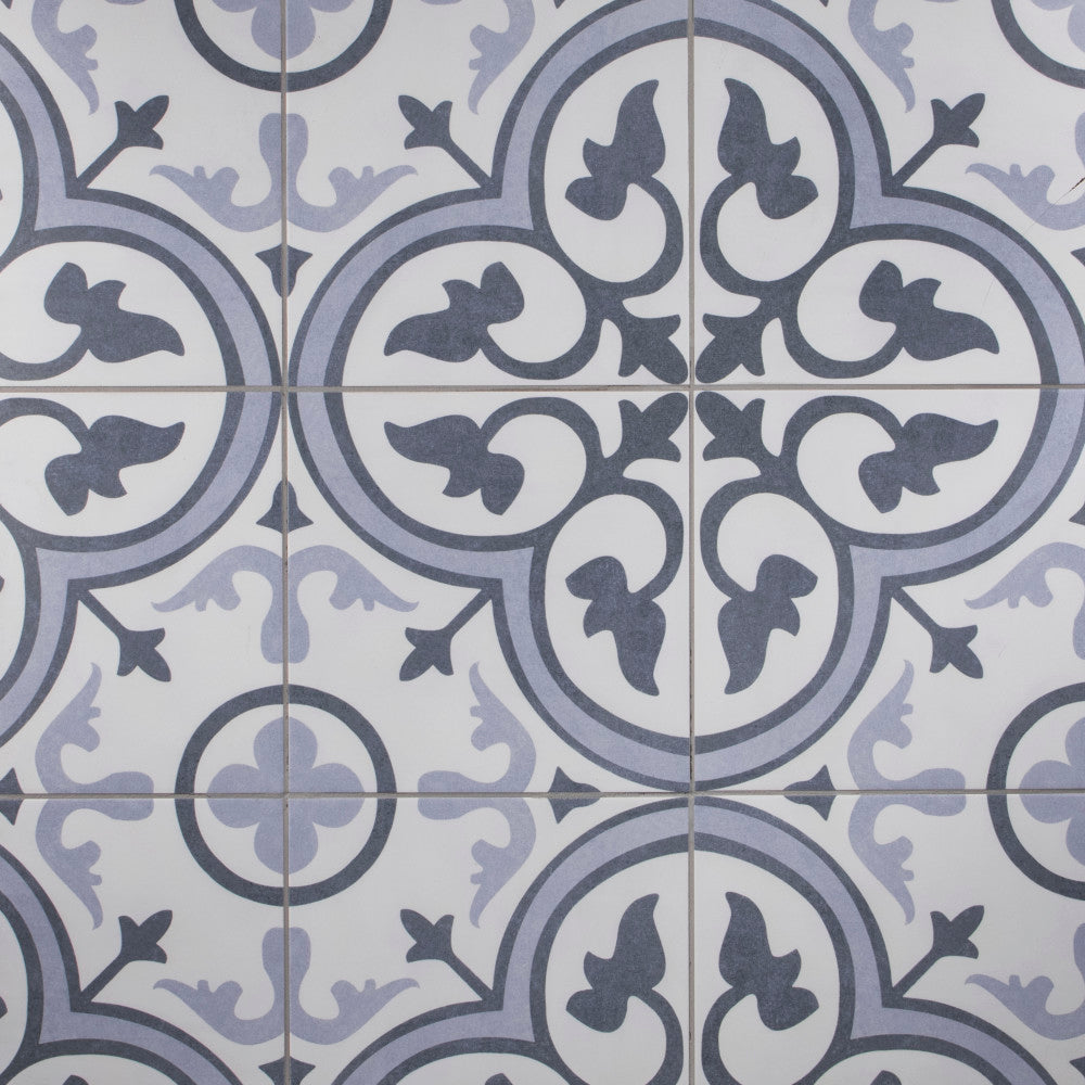 Merola Tile Amberes Azul II 13 in. x 13 in. Ceramic Floor and Wall Tile (15.85 sq. ft./Case)