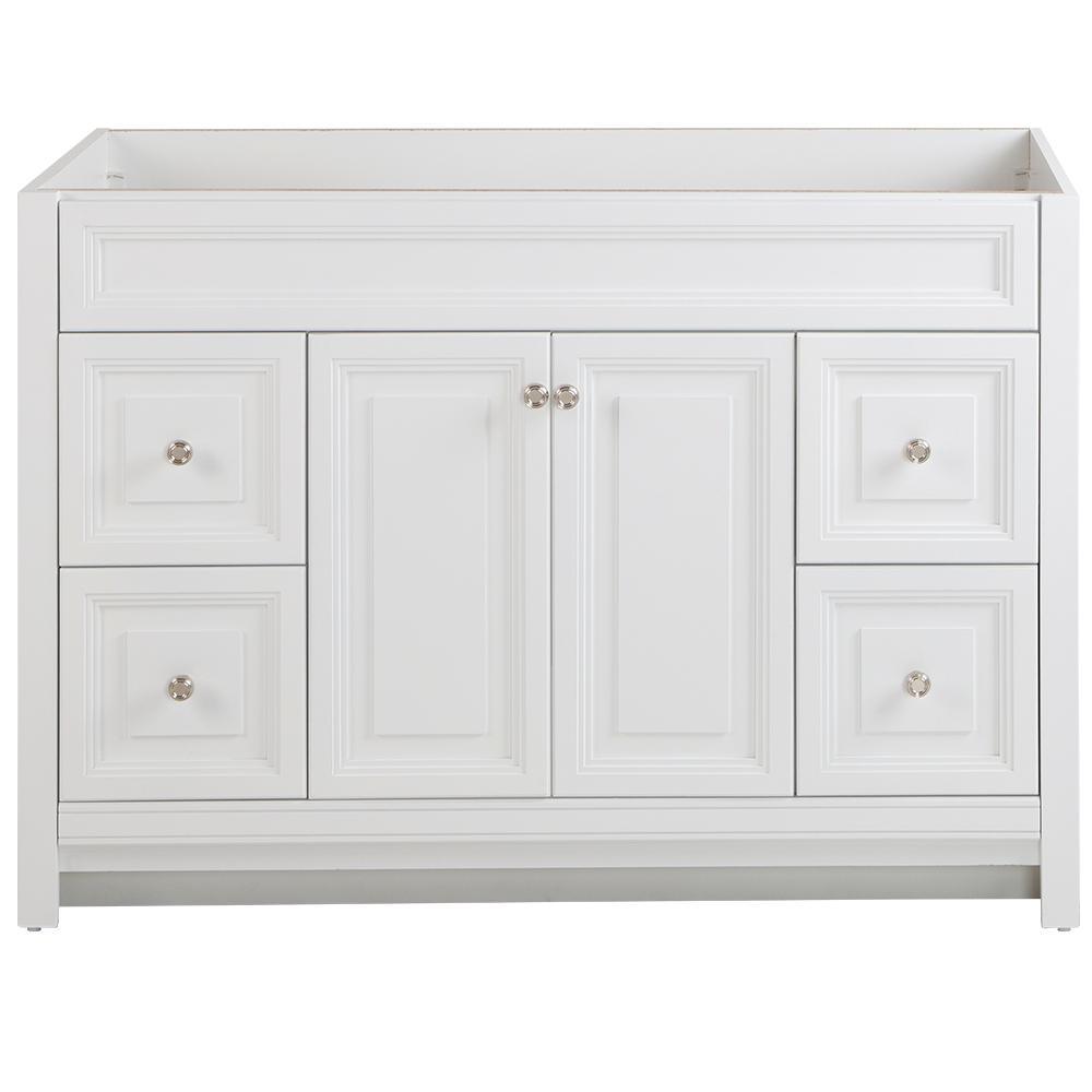 Brinkhill 48 in. W x 34 in. H x 22 in. D Bath Vanity Cabinet Only in Cream - Super Arbor