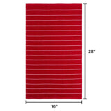 100% Cotton Striped Chevron Weave Kitchen Towels (Set of 8)