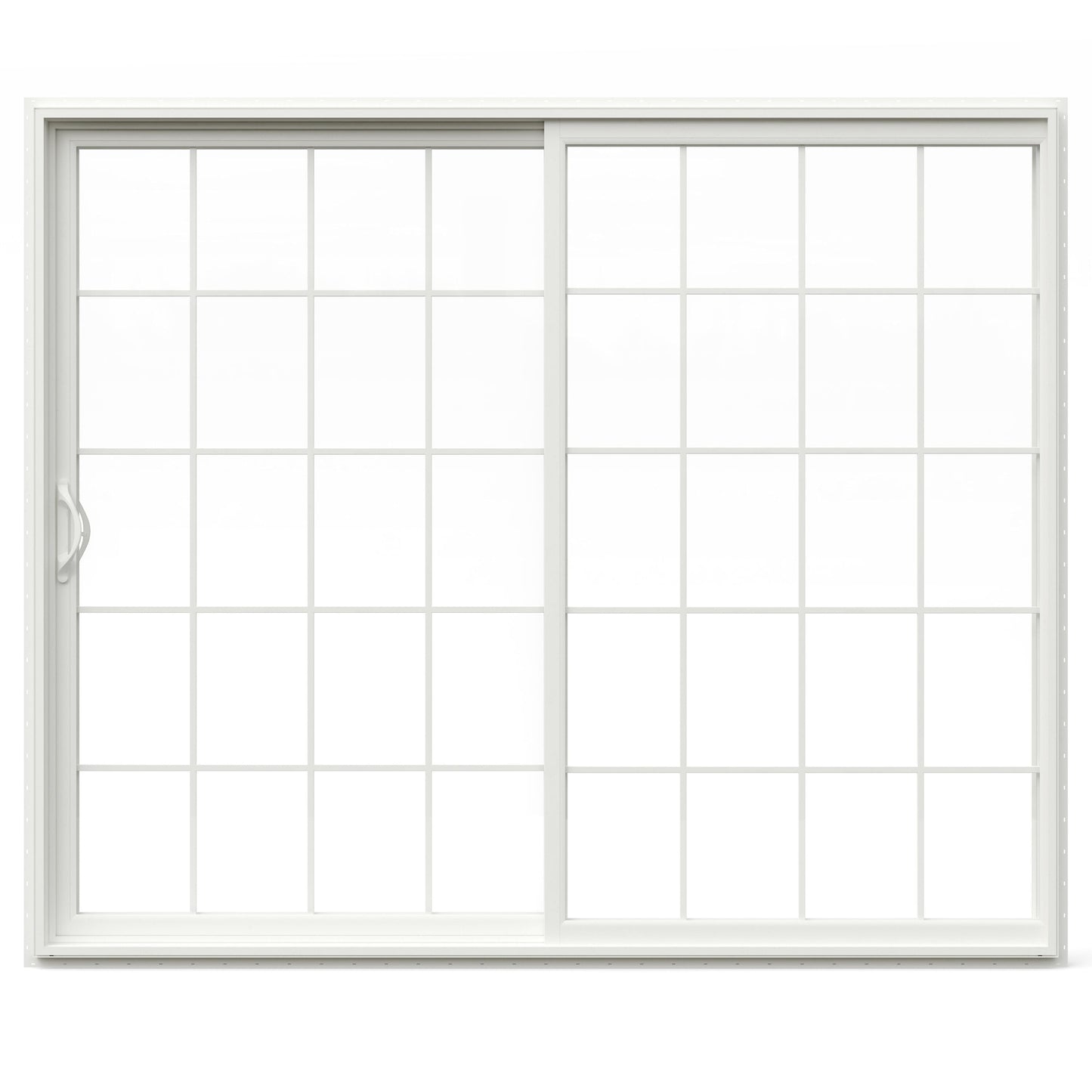 JELD-WEN 96-in x 80-in Vinyl Sliding, Left-hand sliding – primary product view