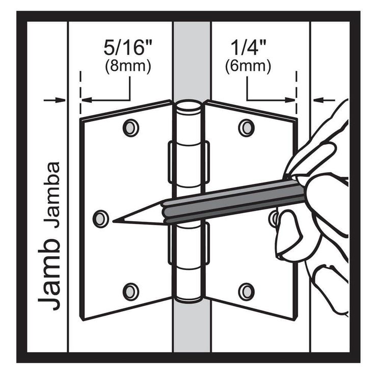 3-1/2 in. and 5/8 in. Radius Matte Black Smooth Action Hinge (3-Pack)
