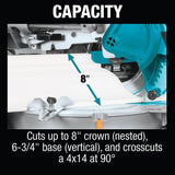 15 Amp 12 in. Dual-Bevel Sliding Compound Miter Saw with Laser