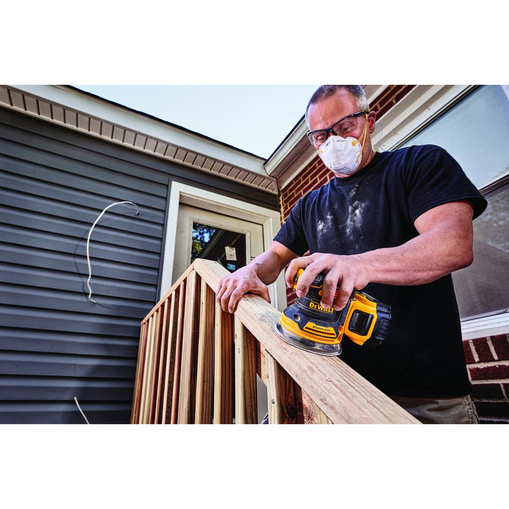 20-Volt MAX XR¬†Lithium-Ion Cordless Brushless 5 in. Random Orbital Sander (Tool-Only) - Super Arbor
