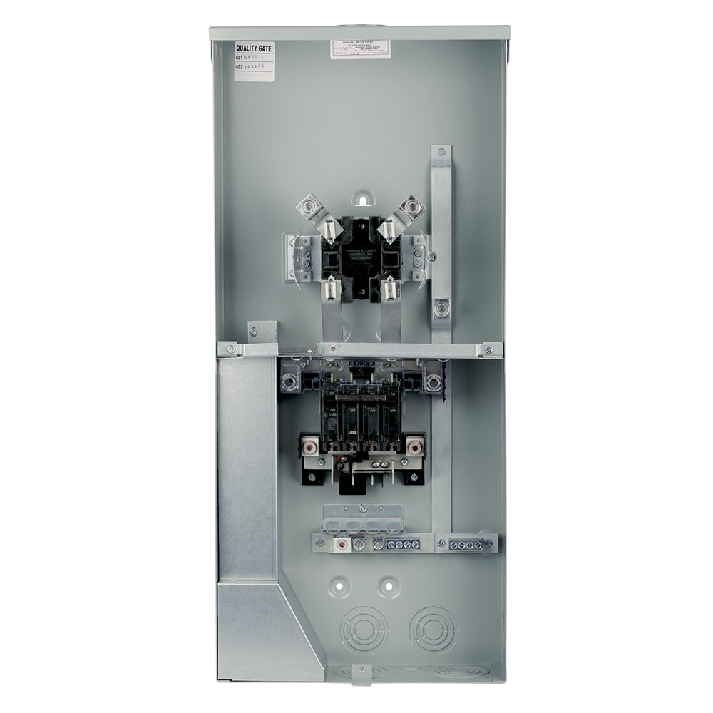 ABB ReliaHome 150-Amp 4-space load center - interior view