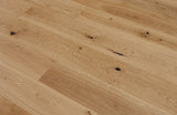 Element Flooring European white oak Yuma Sand hardwood flooring — carton and plank detail