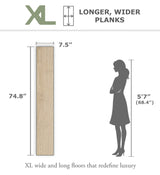 Element Flooring European white oak Evening White hardwood flooring — alternate angle