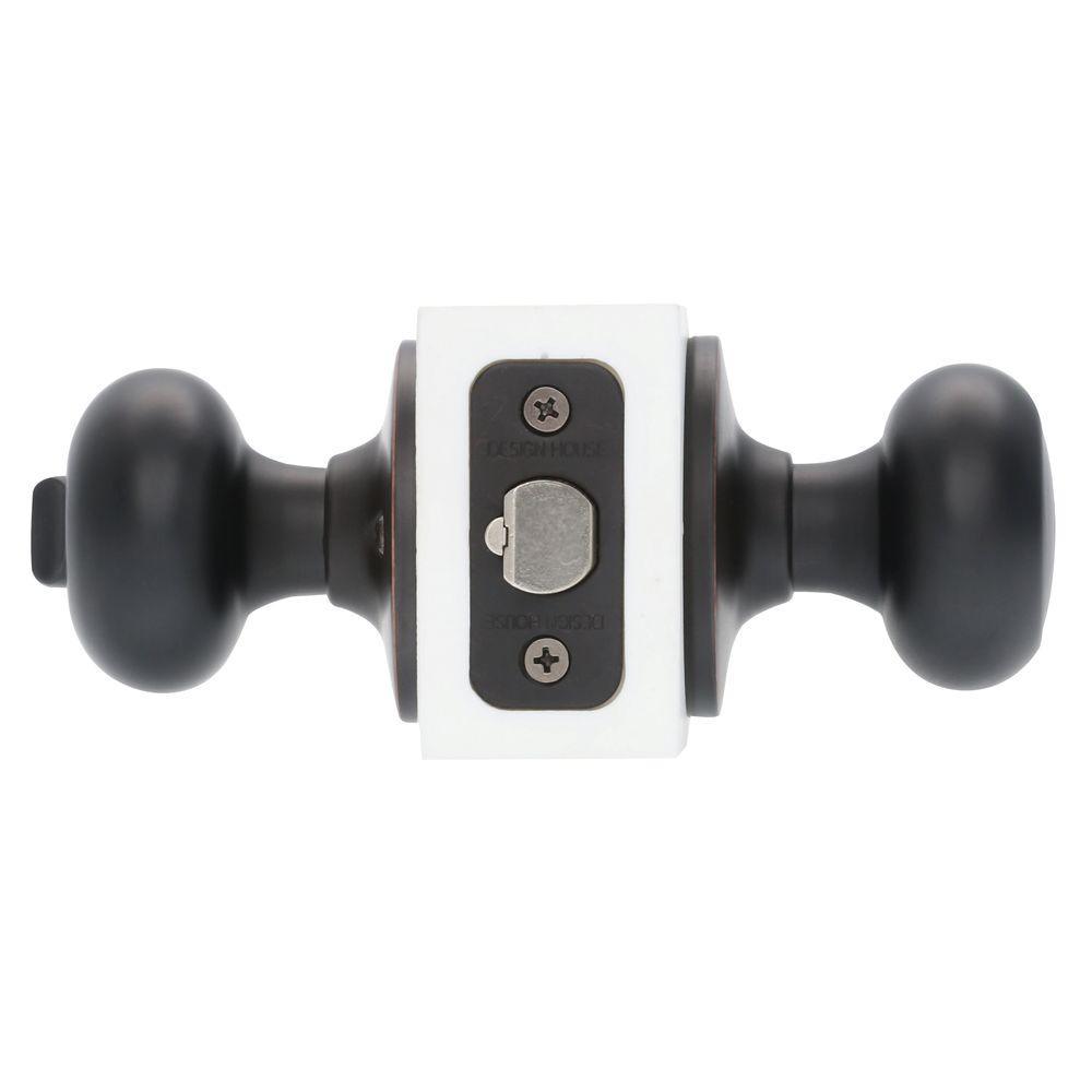 Cambridge Oil-Rubbed Bronze Combo Entry Knob and Single-Cylinder Deadbolt - Super Arbor