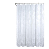 Lily 70 in. x 72 in. Silver Floral Shower Curtain - Super Arbor