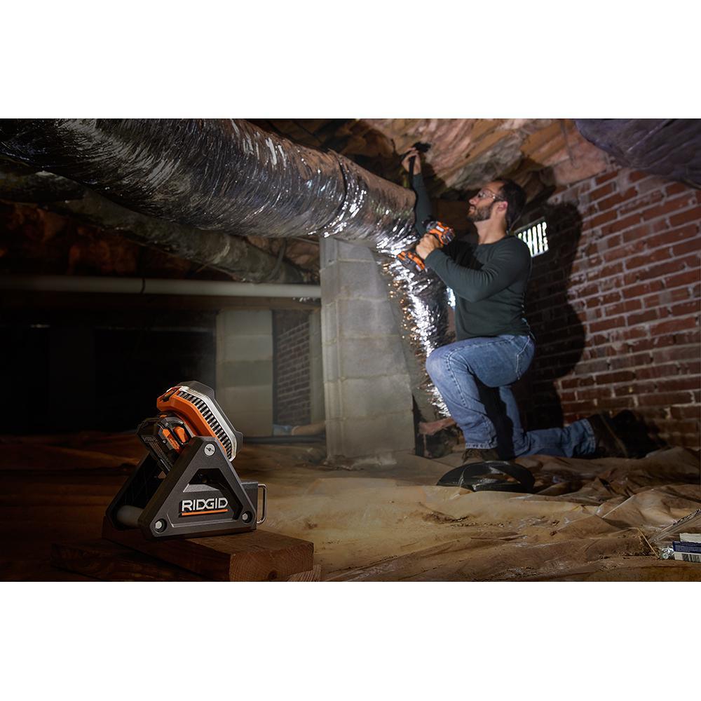 18-Volt Cordless Flood Light with Detachable Light with 1.5 Ah Lithium-Ion Battery - Super Arbor