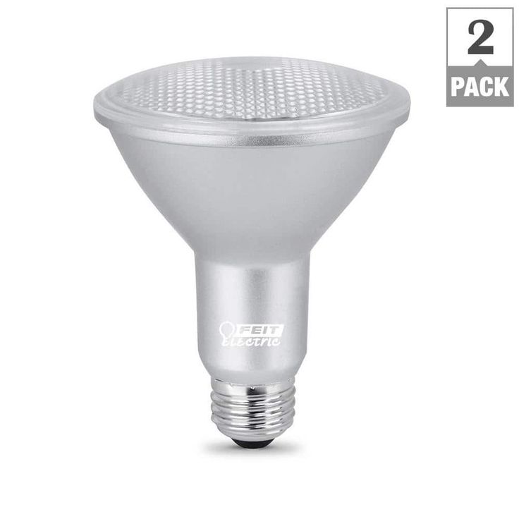 Feit Electric 75-Watt Equivalent PAR30 Dimmable CEC Title 24 Compliant LED ENERGY STAR 90+ CRI Flood Light Bulb, Bright White (2-Pack)