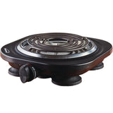 Single Burner 28 in. Black Electric Burner
