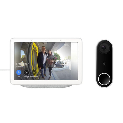 Nest Hello Doorbell with Nest Hub Charcoal - Super Arbor