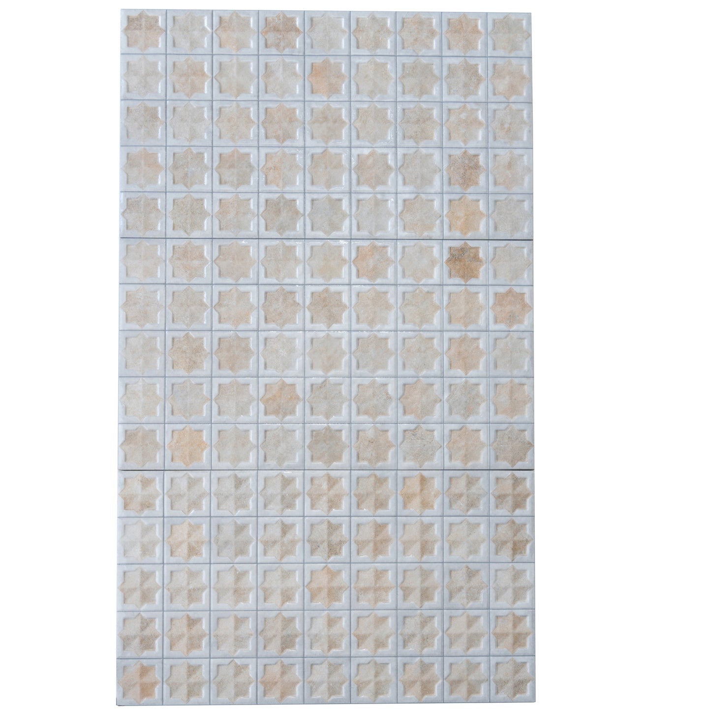 Apollo Tile Citadel Ice White and Beige 12-in x 22-in Multi-finish Porcelain Wall Tile product image