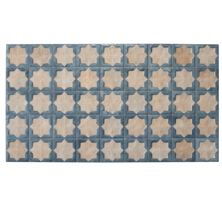 Apollo Tile Citadel Stone Blue and Beige 12-in x 22-in Multi-finish Porcelain Wall Tile product image